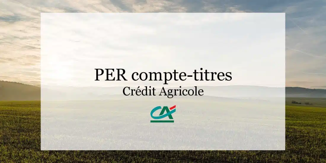 compte titres du Crédit Agricole